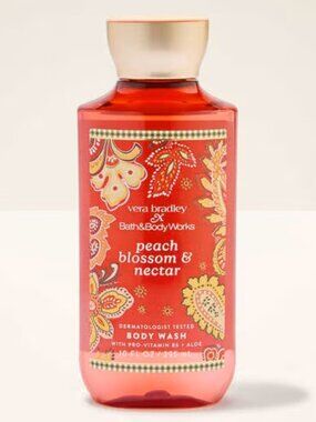 BBW Vera Bradley Limited Edition Body Wash in Peach Blossom and Nectar